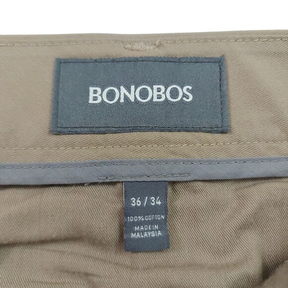 Bonobos Pants Mens 36x31 Beige Wednesday The Week Warrior Straight Leg Cotton - Picture 10 of 12